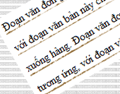 Paragraph với background line