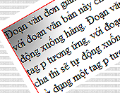 Paragraph với background image