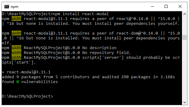 React.js MySQL update